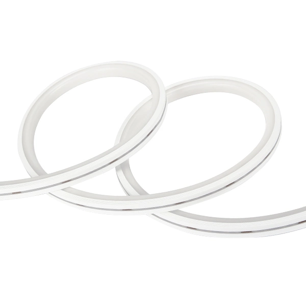 Cinta de neón flexible 3D de vista superior y doblado