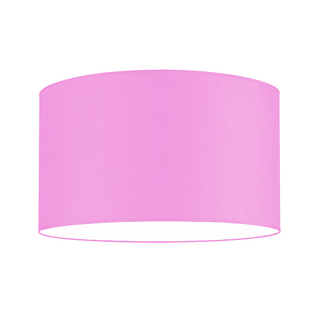 PANTALLA DECORATIVA PARA LÁMPARA 40DIAM 25ALT HUACHA IMPORTADA COLOR ROSADO