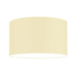 PANTALLA DECORATIVA PARA LÁMPARA 40DIAM 25ALT HUACHA IMPORTADA COLOR PERLA