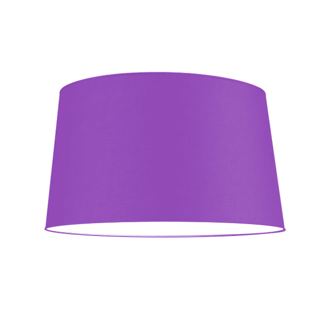 PANTALLA DECORATIVA CÓNICA 45DIAM X 35DIAM X 25ALT HUACHA IMPORTADA COLOR  MORADO