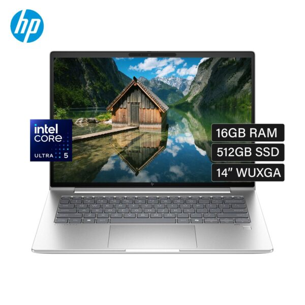 Laptop HP Elite Book 640 G11 Intel Core Ultra 5 135U Ram 16GB Disco 512GB SSD 14″ WUXGA Windows 11 Pro (A42B1EC#ABM)