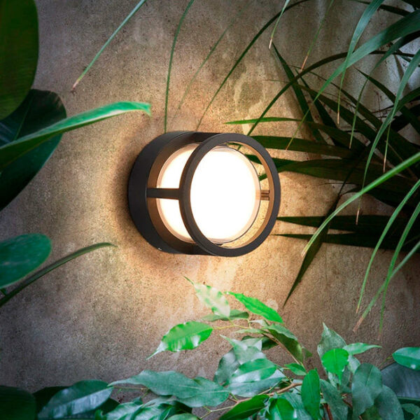 LÁMPARA DE EXTERIOR LED MARIETA BLACK 12W LUZ CÁLIDA