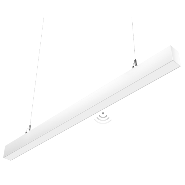 Lámpara lineal 8055 de luz directa e indirecta con sensor de microondas