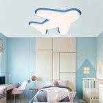 LÁMPARA DE TECHO INFANTIL JET PLANE LED + CONTROL REMOTO