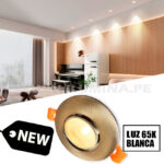 ICORP-2040AB SET COMPLETO – SPOT EMPOTRABLE CON DICROICO LED 6W LUZ BLANCA 6500K