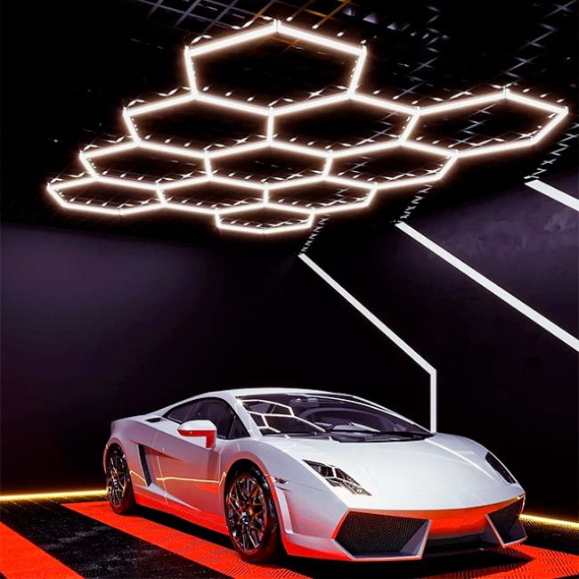 LÁMPARA HEXAGONAL LED ADOSABLE A TECHO/PARED TIPO PANAL «H» – KIT COMPLETO 11 HEXAGONALES LUZ BLANCA LÁMPARA HEXAGONAL LED ADOSABLE A TECHO/PARED TIPO PANAL «H» – KIT COMPLETO 11 HEXAGONALES LUZ BLANCA