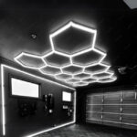LÁMPARA HEXAGONAL LED ADOSABLE A TECHO/PARED TIPO PANAL «H» – KIT COMPLETO 14 HEXAGONALES LUZ BLANCA