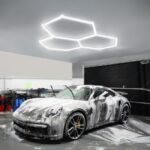 LÁMPARA HEXAGONAL LED ADOSABLE A TECHO/PARED TIPO PANAL «Y» – KIT COMPLETO 03 HEXAGONALES LUZ BLANCA 60CM