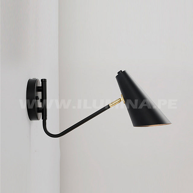 LÁMPARA DE PARED INTERIOR LUXIONA BLACK