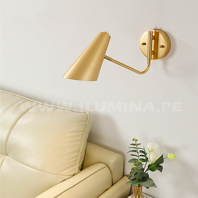 LÁMPARA DE PARED INTERIOR LUXIONA GOLD