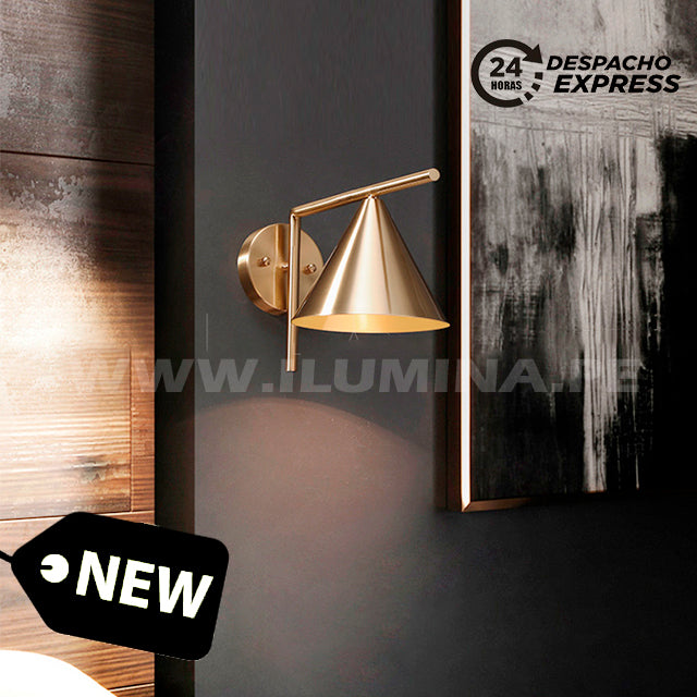 LÁMPARA DE PARED INTERIOR ZAFIRO GOLD – SIN FOCO LÁMPARA DE PARED INTERIOR ZAFIRO GOLD – SIN FOCO