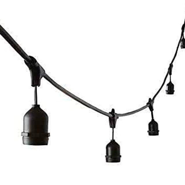 GUIRNALDA DE CAUCHO COLGANTE DE 10MTS CON 20 SOCKETS GUIRNALDA DE CAUCHO COLGANTE DE 10MTS CON 20 SOCKETS