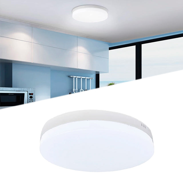 PANEL LED HIELO CIRCULAR ADOSABLE 24W 7000K LUZ BLANCA
