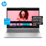 Laptop HP 15-FD0004LA Intel Core i3 N305 Ram 8GB Disco 256GB SSD 15.6″ FHD FreeDos (802N6LA#ABM)