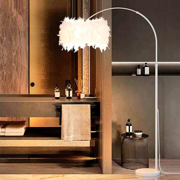 LÁMPARA DE PIE KATHERINE WHITE LED /  SIN FOCO