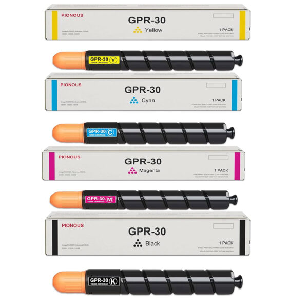 Kit de Toner GPR-30 Compatible BK, Cyan, Yellow, Magenta