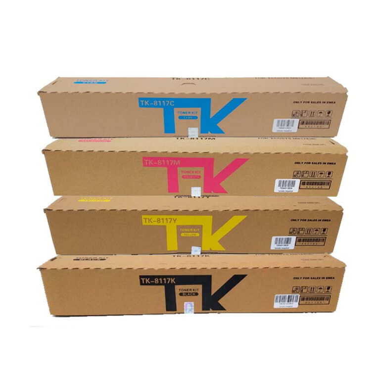 Kit de Toner Kyocera Compatible TK-8117 Negro y Colores M8124cidn