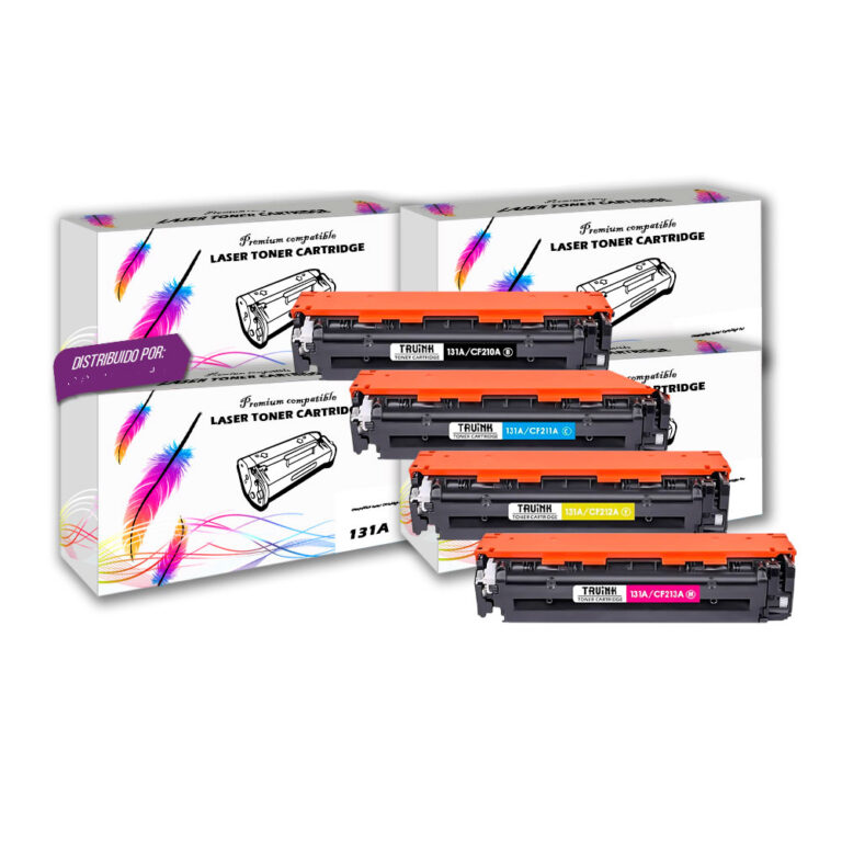 Kit de toner HP Compatible 131A CYMK M251, M276n  Con CHIP