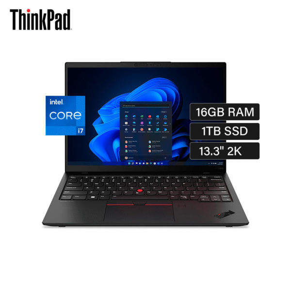 Laptop LENOVO ThinkPad X1 Nano Gen 3 Intel Core i7 1360P RAM 16 GB Disco 1TB SSD 13″ 2K Windows 11 Pro (21K2000CLM)