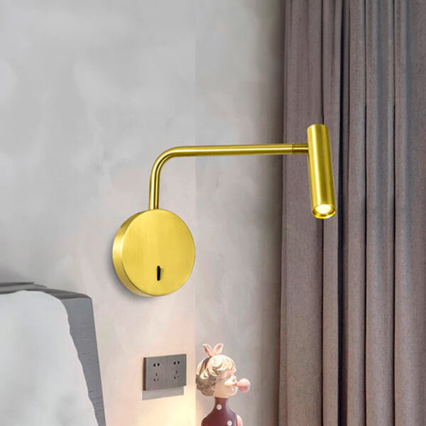 LÁMPARA DE PARED BRIANA GOLD LED