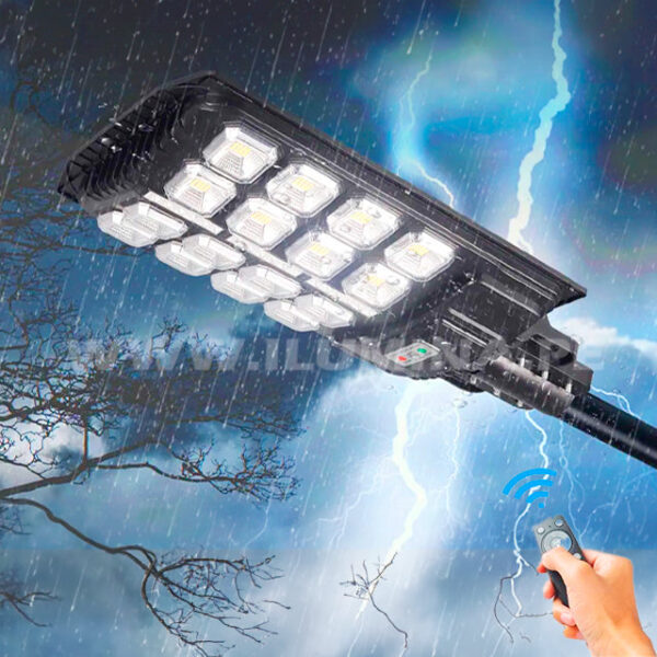 REFLECTOR SOLAR LED 400W PARA ALUMBRADO PÚBLICO + CONTROL REMOTO