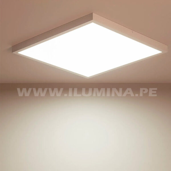 PANEL LED CUADRADO 48W 600X600 3000K LUZ CÁLIDA