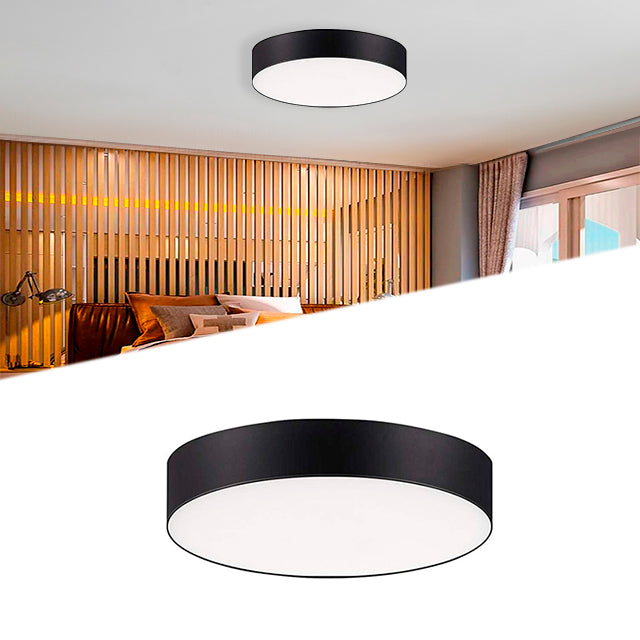 PANEL LED PREMIUM TRICOLOR 40W ALUMINIO NEGRO SIN BORDE – TRILUZ 30K 40K 65K