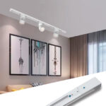 RIEL DE ALUMINIO PROFESIONAL 1.00 METROS BLANCO – PESADO NVR