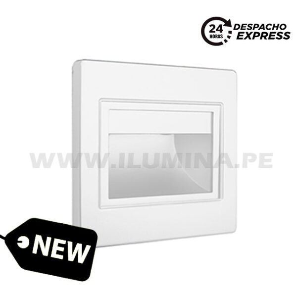 SPOT LUZ GUÍA DE PASO DE ESCALERA BLANCO SÚPER SLIM LED 1.5W