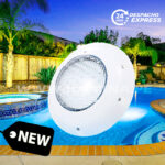 SPOT SUMERGIBLE LED 45W ACUÁTICO PARA PISCINAS LUZ BLANCA 6500K – 12 VOLTIOS