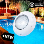 SPOT SUMERGIBLE LED 35W ACUÁTICO PARA PISCINAS LUZ CÁLIDA 3000K – 12 VOLTIOS