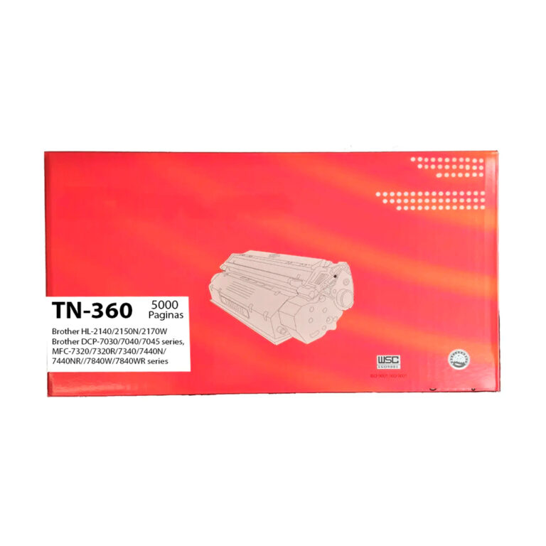 Toner Brother TN-360 Compatible HL-2140  Negro 2,6k