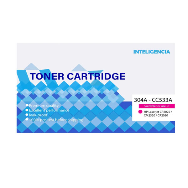 Tóner HP 304A Magenta CC533A Laserjet CP2025 / CM2320 / CP2020 Compatible