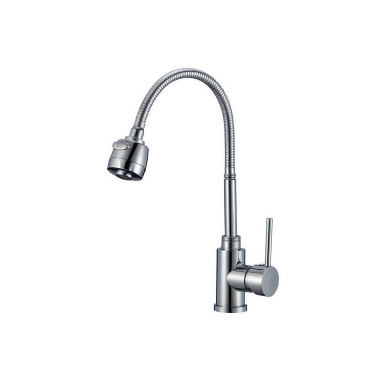 0030050451 – Mezcladora P/Cocina al Mueble Acero Inox. VL -Cromado-Fratelli