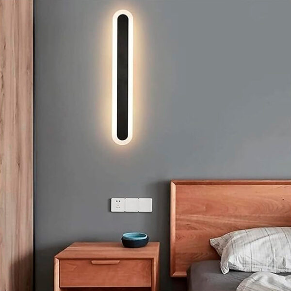 LÁMPARA DE PARED INTERIOR GABRIELA BLACK LED 20W TRICOLOR