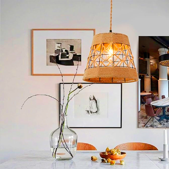 LÁMPARA COLGANTE ARTESANAL MARIANELA LED ECOLAMPS LÁMPARA COLGANTE ARTESANAL MARIANELA LED ECOLAMPS