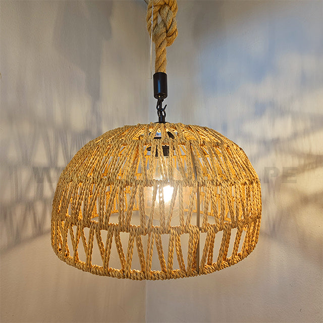 LÁMPARA COLGANTE ARTESANAL FLORINDA LED ECOLAMPS