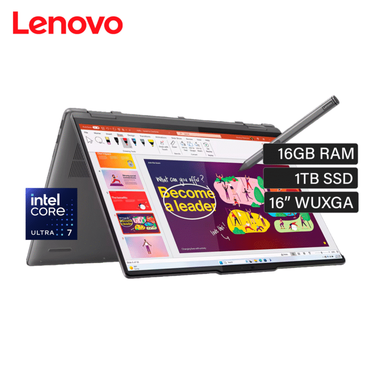 Laptop Lenovo Yoga Slim 7 16IML9 Intel Core Ultra 7 155U RAM 16GB Disco 1TB SSD 16″ WUXGA Windows 11