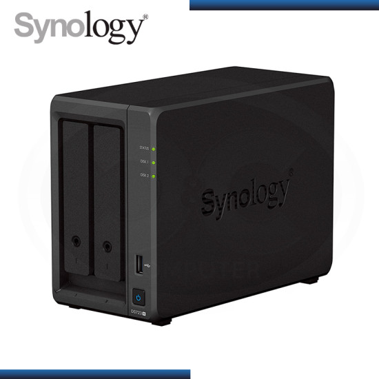 ALMACENAMIENTO NAS SYNOLOGY DISKSTATION DS723+ AMD RYZEN R1600 /2 BAHIAS/2GB RAM (PN:DS723+)