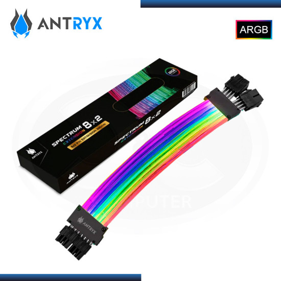 ANTRYX SPECTRUM 8×2 ARGB CABLE EXTENSOR 300mmx42mmx15mm (PN:ACE-8X2AR)