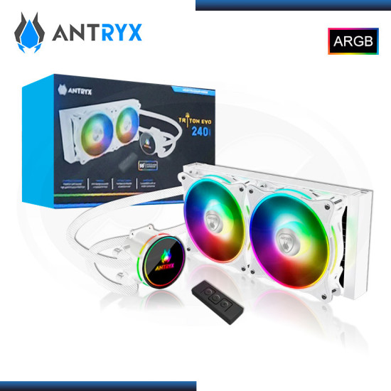 ANTRYX TRITON EVO 240 ARGB WHITE REFRIGERACION LIQUIDO AMD/INTEL (PN:AWC-TE240W)