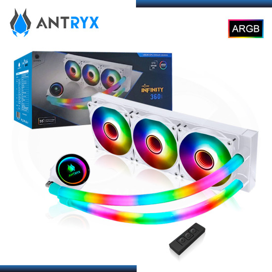 ANTRYX TRITON INFINITY 360 ARGB WHITE REFRIGERACION LIQUIDO AMD/INTEL (PN:AWC-TI360W)