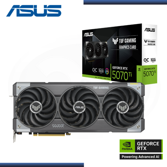 ASUS GEFORCE RTX 5070Ti 16GB GDDR7 256BITS TUF GAMING OC (PN:TUF-RTX5070TI-O16G-GAMING)