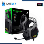 AUDIFONO ANTRYX ENIGMA SE GRAY RGB SURROUND 7.1 VIRTUAL CON MICROFONO (PN:AGH-7320GR7V)