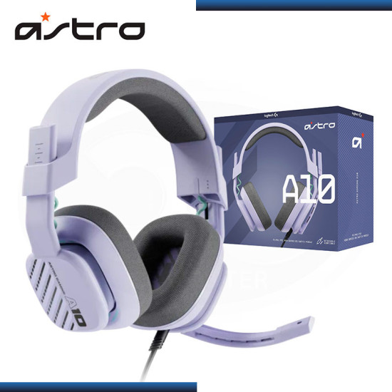 AUDIFONO ASTRO A10 G2 LILA MULTIPLATAFORMA CON MICROFONO COMPATIBLE MAC/PS5/XBOX/SWITCH (PN:939-002076)
