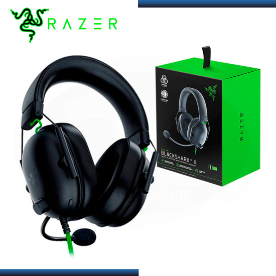 AUDIFONO RAZER BLACKSHARK V2 X BLACK MULTI-PLATAFORMA 7.1 CON MICROFONO (PN:RZ04-03240100-R3U1)