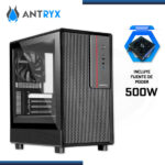 CASE ANTRYX  XTREME MICRO XM-410 BLACK CON FUENTE B500W VIDRIO TEMPLADO USB 3.0/USB 2.0 (PN:AC-XM410-500CP)