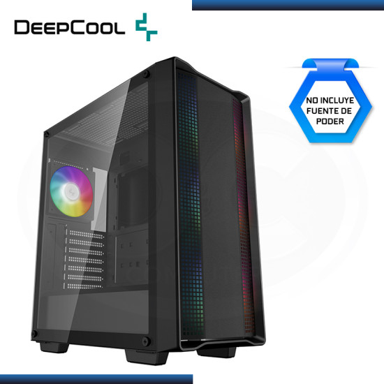 CASE DEEPCOOL CC560 ARGB V2 BLACK SIN FUENTE VIDRIO TEMPLADO USB 3.0/USB 2.0 (PN:R-CC560-BKTAA4-G-2)