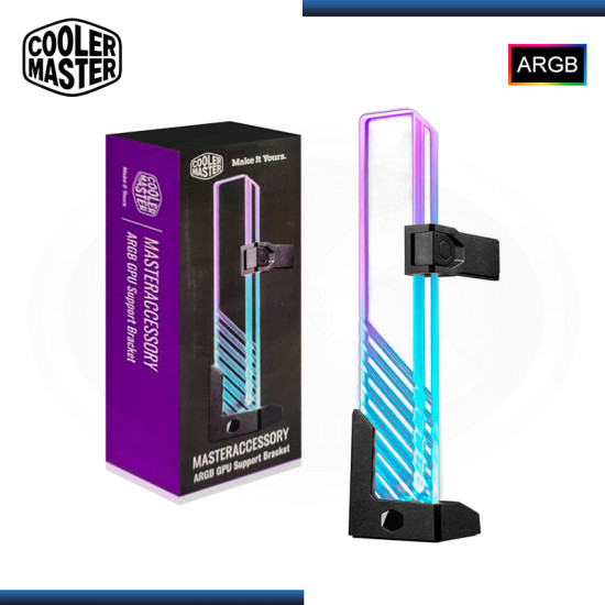 COOLER MASTER SOPORTE GPU BRACKET ARGB (PN:MCA-U000R-GSBTG-00)
