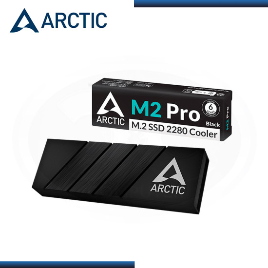 DISIPADOR TERMICO ARCTIC M2 PRO PARA SSD M.2 2280 CON ALMOHADILLAS TERMICAS TP-3